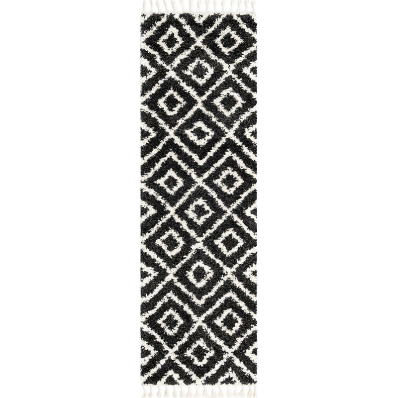 Bikales Geometric Indoor Rug, Runner 2'7" x 8'2"
