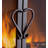 Akiera Iron Scrollwork Fireplace Screen With Two Doors-1623275607