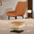 Dining Chairs Set Of 4, Modern High Back Suede Faux Leather Upholstered Dining Room Chairs With Thick Cushions, Wide Padded Seat, Metal Legs For Kitchen, Living Room, Brown-1305095176-1296644307
