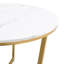 Ensemble de 2 tables basses gigognes modernes et fonctionnelles avec dessus élégants et base robuste pour les espaces de vie