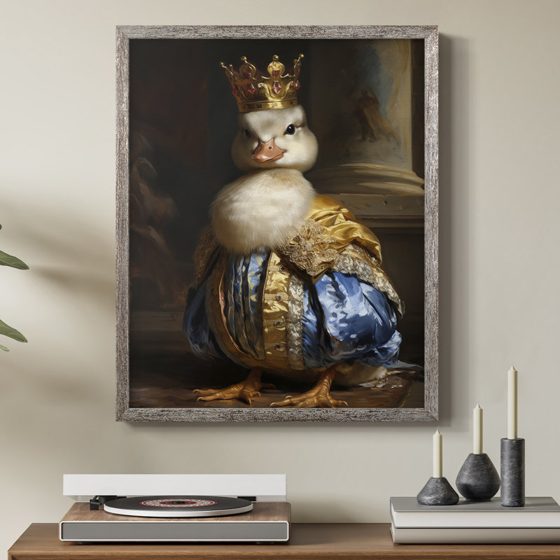 ANIMALS Series CCV Framed Print - Solid Wood, 11" H x 9" W