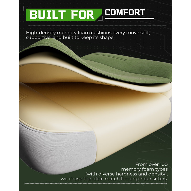LUCKRACER Game Chair, Green