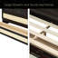 Lit escamotable double avec grands tiroirs
