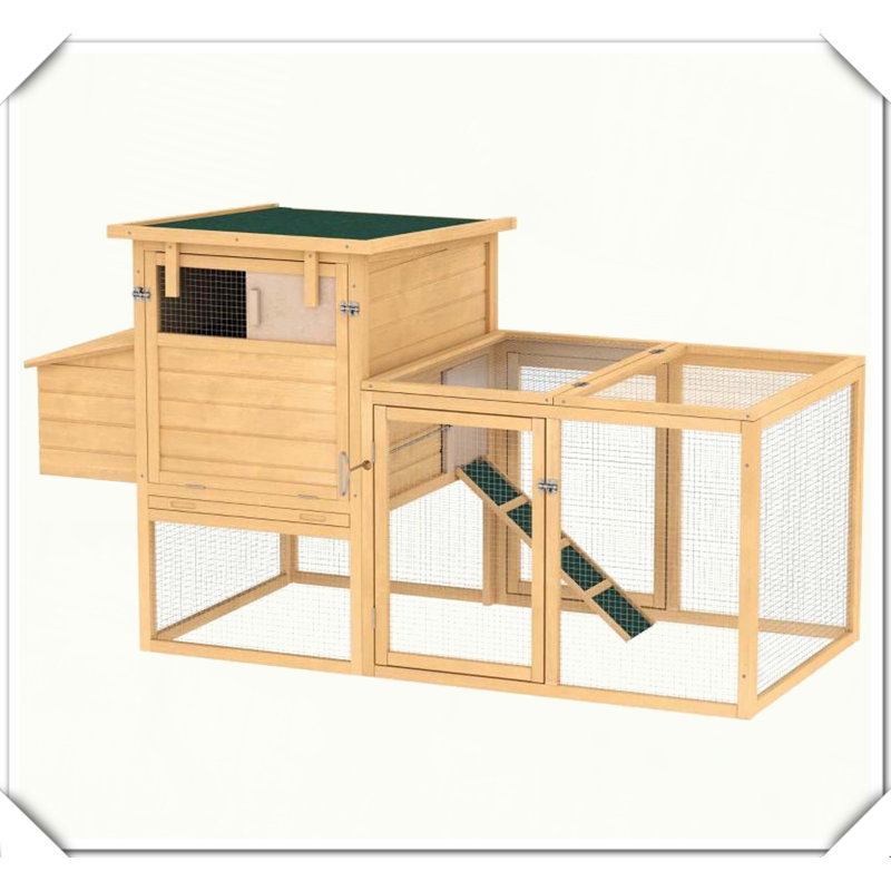 Cage à poules en bois