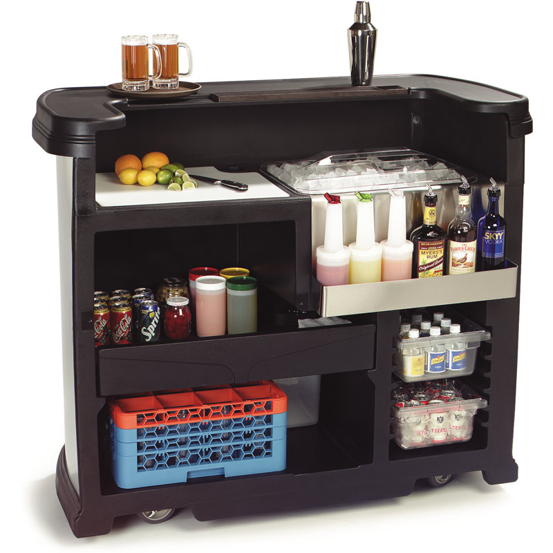 Maximizer™ 56'' Home Bar, Stainless Steel
