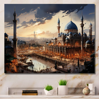 L'islam, art festif de l'Islam II, reproduction sur toile