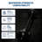 7ft International Games Barbell Bar - 1000 lb Capacity Powerlifting Weightlifting Bar for Home Gym - 2in Sleeves - Squat Deadlift Bench Press Overhead Press - Color: Black