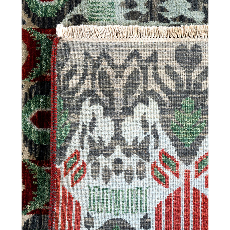 Overdyed One-of-a-Kind 8' 0" X 9' 10" Hand Knotted Area Rug