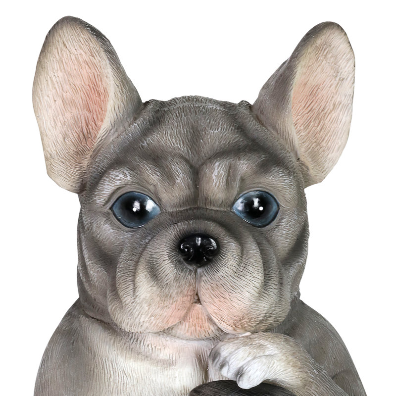 Statuaire de jardin bouledogue français Exhart