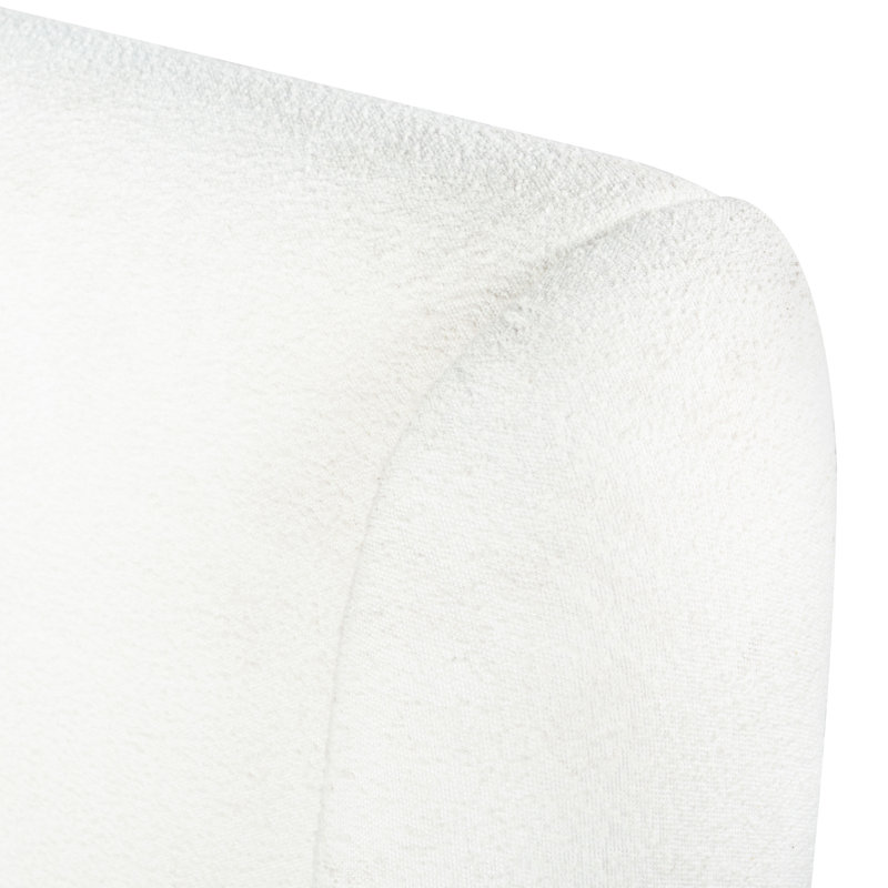 Martynia Boucle King Bed, Ivory, Queen