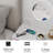 Floating Nightstand With Charging Station And LED Light,-1132342202