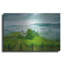 Lark Manor ™ «Vineyard In The Mist» par Don Schwartz, art mural en métal-147592299