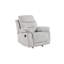 Fauteuil oscillant inclinable, chenille beige-1616346497