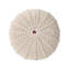Pouf rond en coton Bordeaux, beige-2060166818