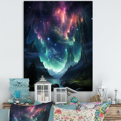 «Hayde Aurora Borealis Dancing Lights VI», reproduction sur toile