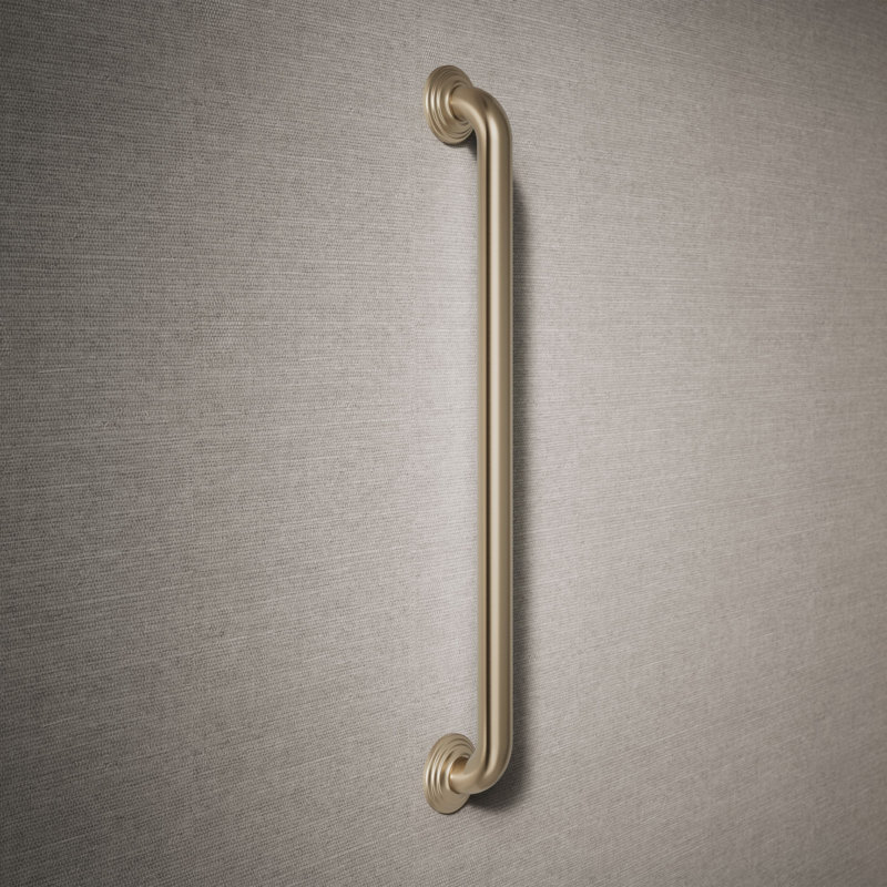 Traditional Grab Bar, Vibrant Brushed Bronze, 24"W