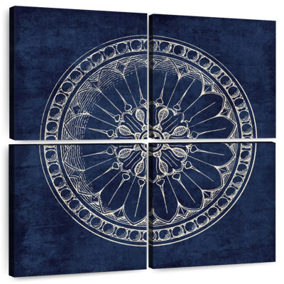 Lilie Rosette I Indigo