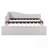 Twin Size Upholstered L-Shaped Daybed with Pop Up Trundle-111873709