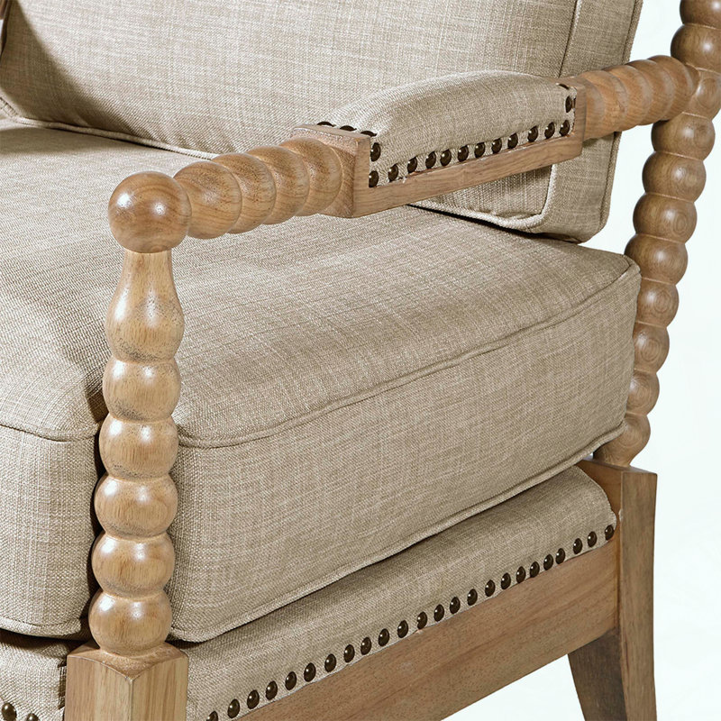 Fauteuil décoratif, Gris clair