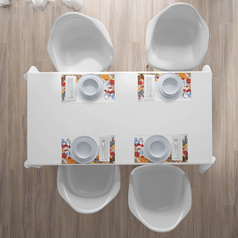 Polyester Abstract Rectangle Placemat