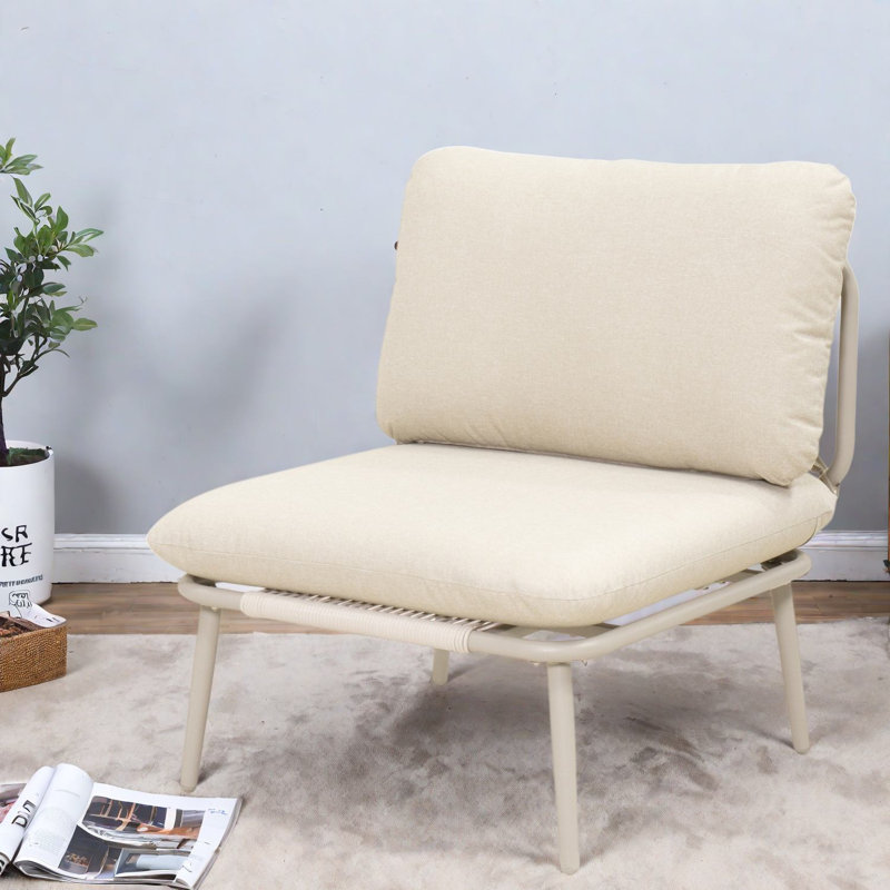 Chaise modulaire modulaire, siège sans accoudoirs moderne pour cadre en acier