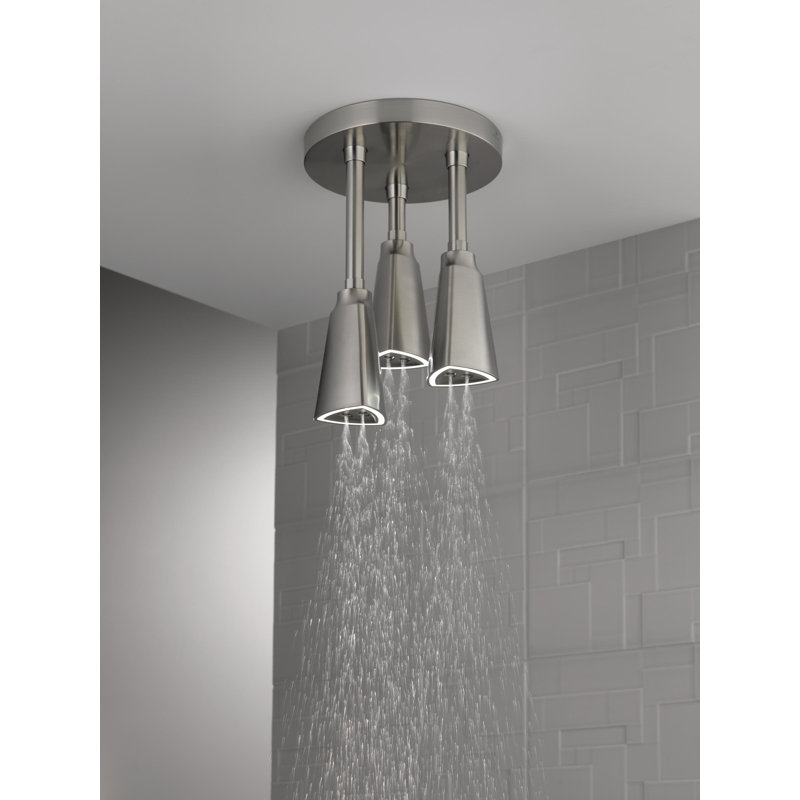 Pendant Full Rain Fixed Shower Head, Stainless Steel