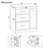 Bathroom Vanity Set with 3 Drawers and 1 Double-Layer Drawer-483818433