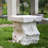 Outdoor Patio Modern Artistry Mgo Side Table, White