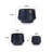 Set Of 3 Modern Planter With Built-In Drainage Hole-2072867410