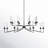 Jonze 16-Light Steel Tiered Chandelier with Ribbed Glass Shades-609873740