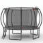 Trampoline d'extérieur durable et polyvalent avec caractéristiques de sécurité améliorées