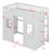 House Loft Bed With Ladder-389455974