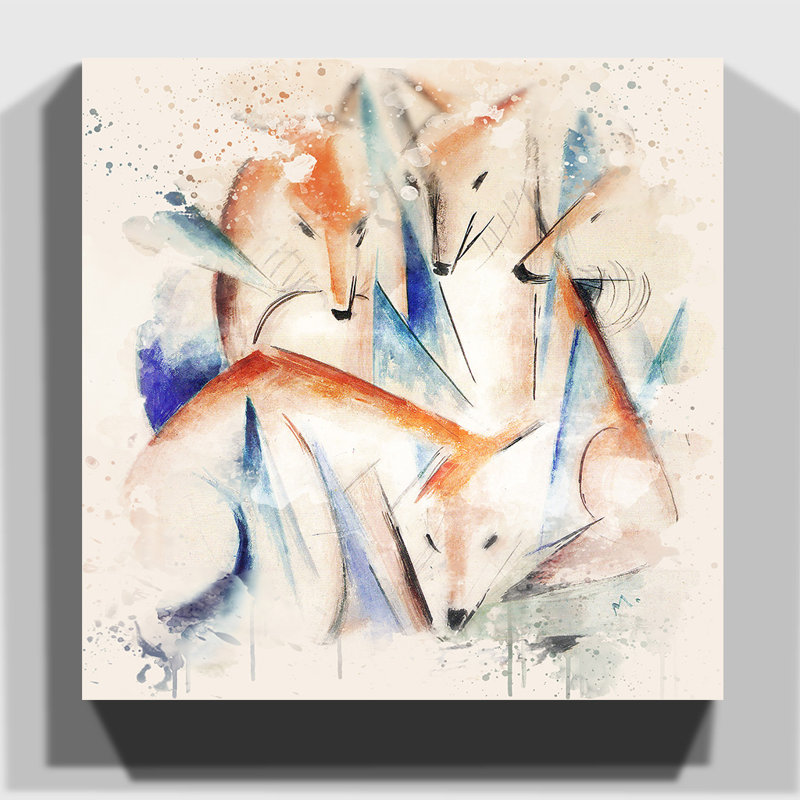 Franz Marc - Wrapped Canvas Print, 50cm H x 50cm W