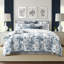 Ensemble de couvre-lit en coton blanc Alexandria-110400286