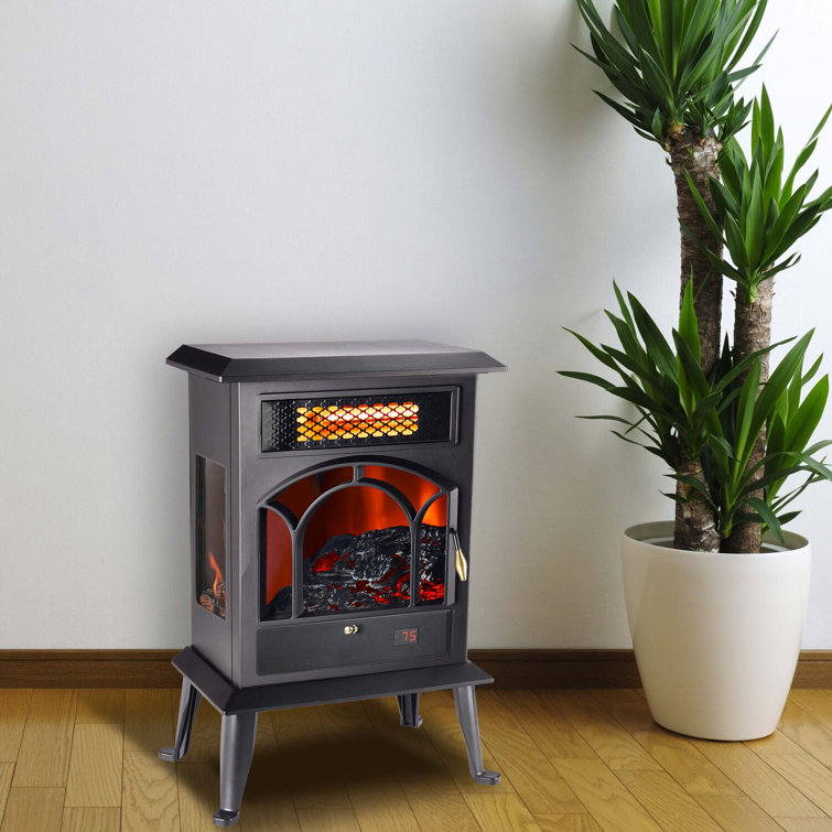Lifesmart 1500 Watt Watt 5118 BTU BTU Electric Cabinet Space Heater with  Adjustable Thermostat , Remote Included u0026 Reviews | Wayfair