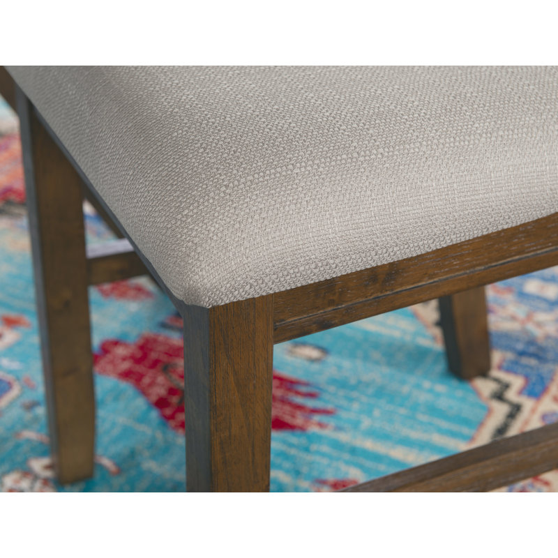 Gigi 6-Piece Upholstered Trestle Dining Set
