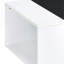 Table basse blanche et noire avec rangement