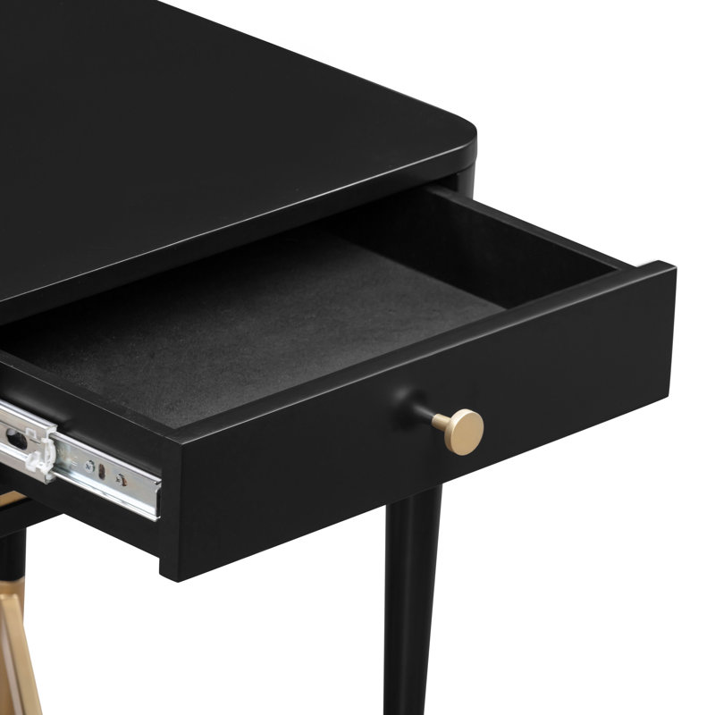 Velda Nightstand, Black