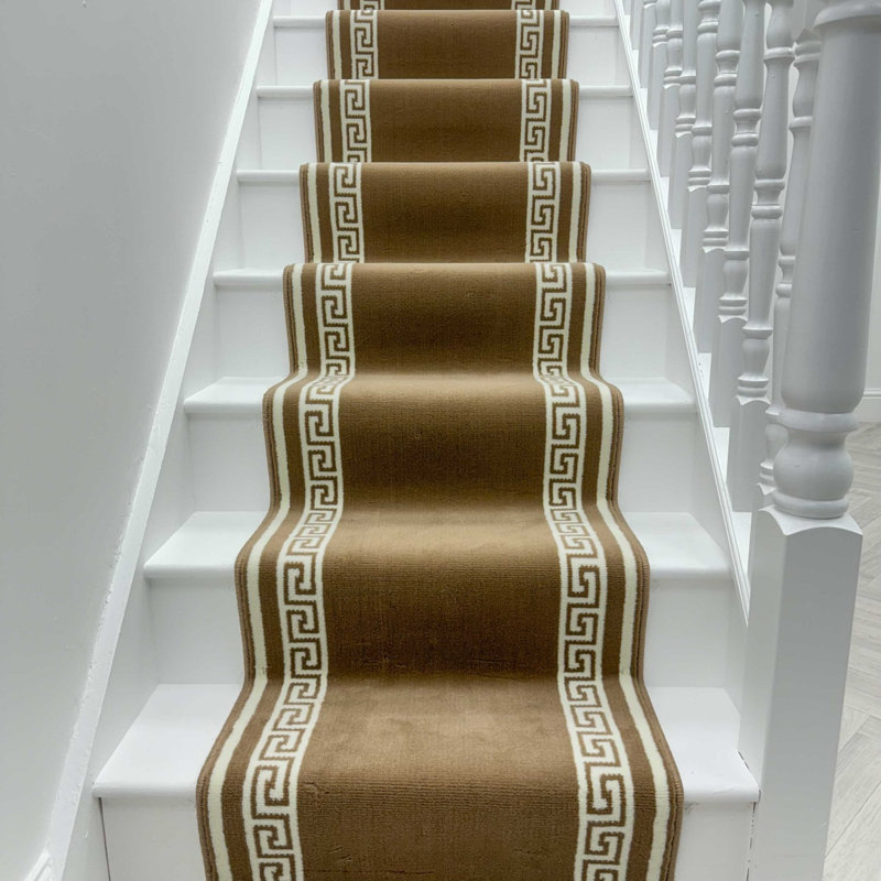 Stair Runner Geometric Area Rug, Runner 60 x 450 cm