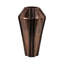 Vase sculptural en métal sculpté pour salon-712236725