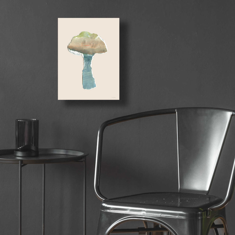 «Mushroom Home» par Kamdon Kreations, H 16 po x l 12 po x P 0,13 po