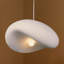 Luminaire suspendu 3 lumières blanc, art minimaliste