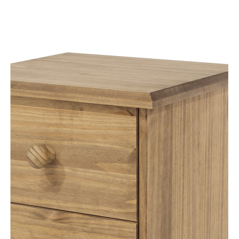 Pursley 5 Drawer Narrow Wood Chest of Drawers, Country Farmhouse Design