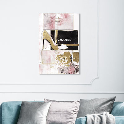 " Luxury Stacked Shoes Rose "