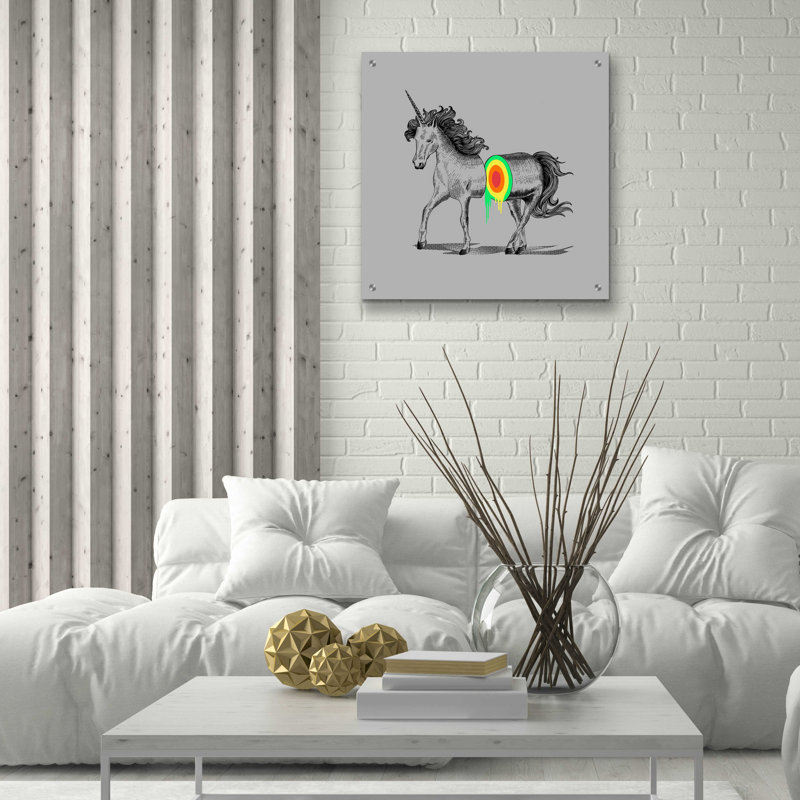 «Unicore» par Rachel Caldwell, H 24 po x l 24 po x P 0,2 po