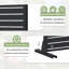 72" Metal Outdoor Privacy Screen-112554494-112554499