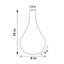 Tergel Long Neck 10" Handblown Glass Vase-90979252