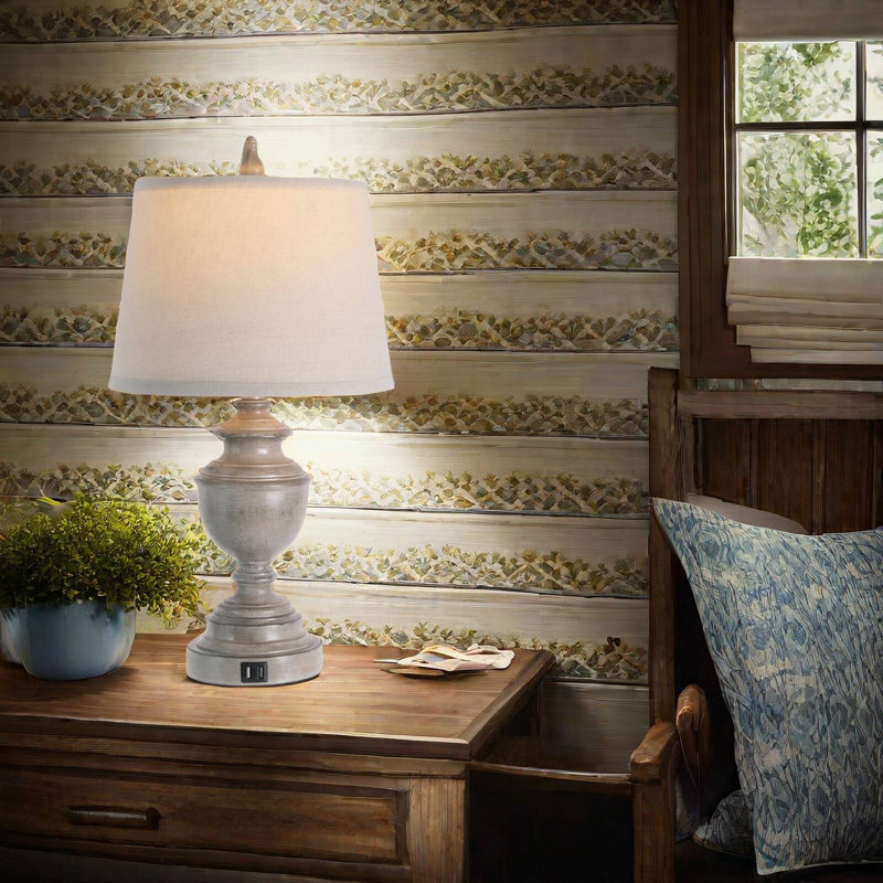 Table Lamps Set of 2 with USB Port,  3-Way Dimmable Touch Control, and 1pcs Wax Melting Heater