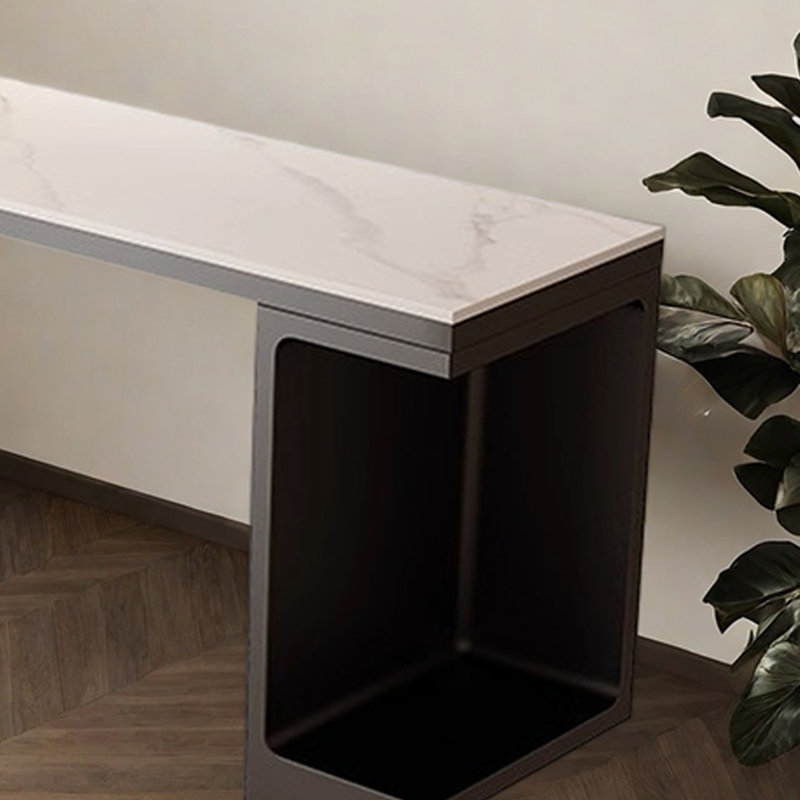 Delbosque, Gris, H 41,3 po x L 70,8 po x l 15,7 po, Noir