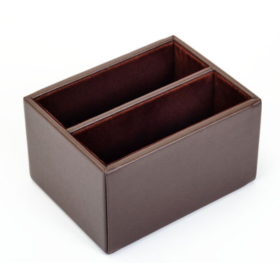 Leather Rectangle 1 Piece Coaster Holder
